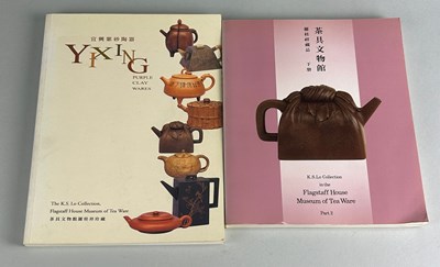 Lot 155 - TWO BOOKS ON YIXING TEA POTS TO INCLUDE K.S.LO...