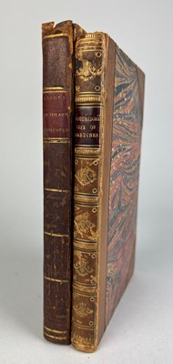 Lot 156 - TWO 19TH CENTURY LEATHER BOUND BOOKS WITH...