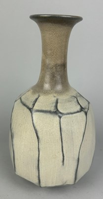 Lot 164 - A GLAZED CERAMIC BOTTLE VASE, 

20th Century,...