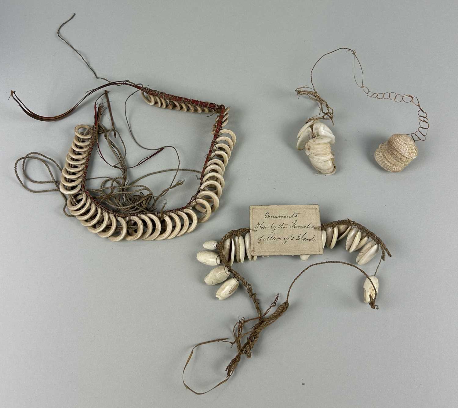 Lot 454 - A COLLECTION OF ORNAMENTS WORN BY THE NATIVES...