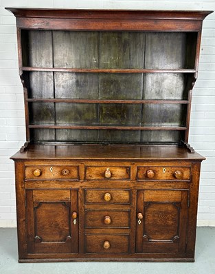 Lot 288 - A LARGE 19TH CENTURY OAK DRESSER,

200cm 150cm...