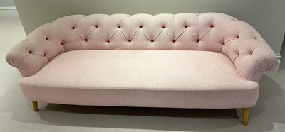 Lot 339 - A DESIGNERS GUILD PINK SOFA,

165cm x 85cm x...