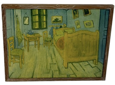 Lot 550 - AFTER VINCENT VAN GOGH: A PRINT 'CHAMBRE A COUCHER' BY LES EDITIONS BRAUNA & CIE, PARIS, FRAMED BY ROWLEY GALLERY