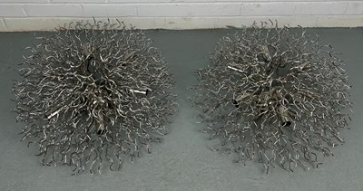 Lot 352 - A PAIR OF TWIG DESIGN 'HOLLYWOOD' CEILING...