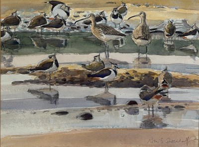 Lot 392 - ROBERT GREENHALF (B.1950) A WATERCOLOUR ON...