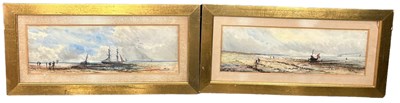 Lot 395 - A PAIR OF 19TH CENTURY WATERCOLOURS ON PAPER...