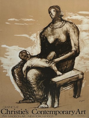 Lot 405 - HENRY MOORE EXHIBITION: GRAPHICS AT CHRISTIES...