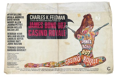 Lot 446 - A JAMES BOND CASINO ROYALE BELGIAN FILM POSTER...