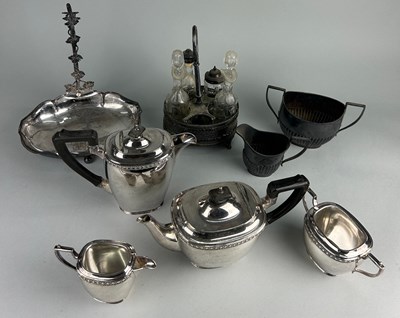 Lot 479 - A COLLECTION OF SILVER PLATED ITEMS, 

To...