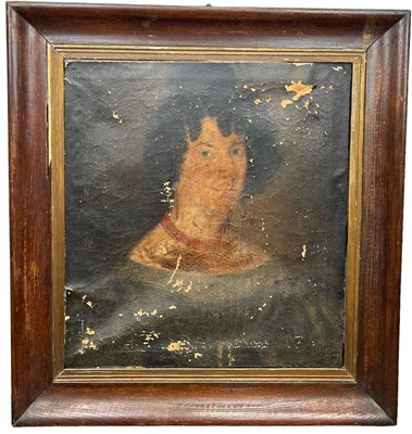 Lot 3 - A 19TH CENTURY OIL ON CANVAS PAINTING...