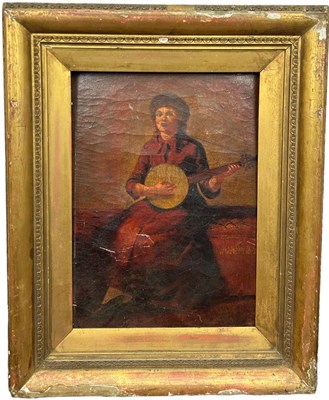 Lot 21 - A 19TH CENTURY OIL PAINTING ON CANVAS...