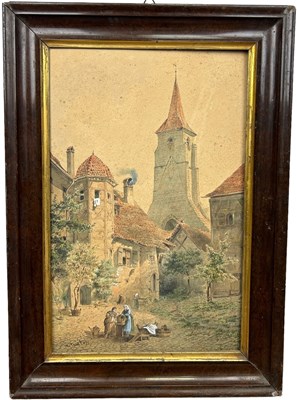 Lot 24 - FREIDRICH TROST (GERMAN 1844-1922): A...