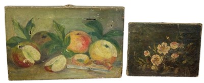 Lot 27 - TWO OIL PAINTINGS ON CANVAS DEPICTING STILL...