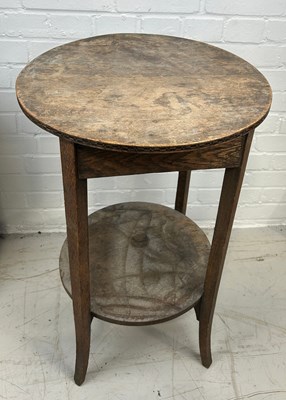 Lot 96 - A CIRCULAR TWO TIER OCCASIONAL TABLE, 

75cm x...