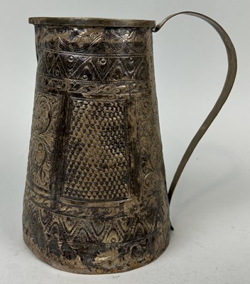 Lot 277 - AN ANTIQUE JUG POSSIBLY SILVER