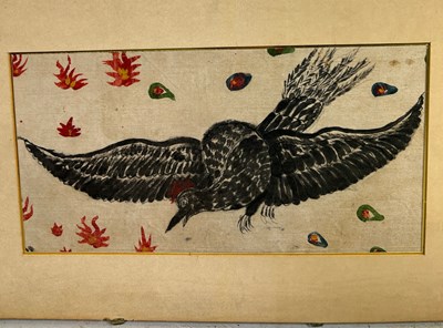 Lot 224 - A GROUP OF THREE PAINTINGS ON LINEN, 

Largest...