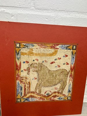 Lot 224 - A GROUP OF THREE PAINTINGS ON LINEN, 

Largest...