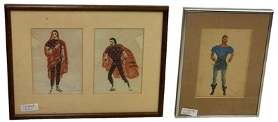 Lot 240 - MARGARET HARRIS: TWO COSTUME DESIGNS FOR A...