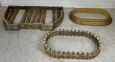 Lot 272 - A GROUP OF THREE GILT WOOD CURTAIN PELMETS,...