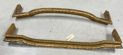 Lot 276 - A PAIR OF 19TH CENTURY EMPIRE GILT WOOD...