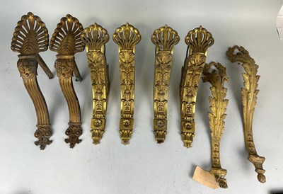 Lot 286 - ARCHITECTURAL SALVAGE: FOUR PAIRS OF ANTIQUE...