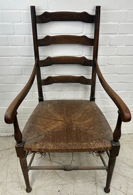 Lot 310 - A LARGE COUNTRY HOUSE SUSSEX ARMCHAIR WITH...