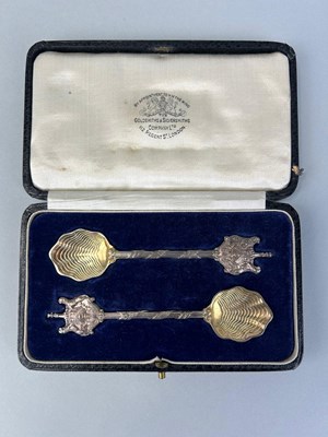 Lot 312 - GOLDSMITHS AND SILVERSMITHS: A PAIR OF SILVER...