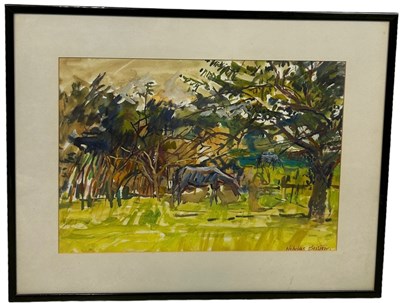 Lot 358 - NICHOLAS BRISTOW: A WATERCOLOUR PAINTING ON...