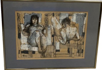 Lot 363 - TOMASZ KAZIKOWSKI (POLISH B.1952): A CHARCOAL...