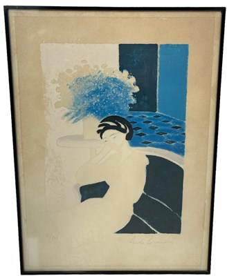 Lot 370 - ANDRE BRASILIER (B.1929) 'LA FEMME AU TURBAN',...