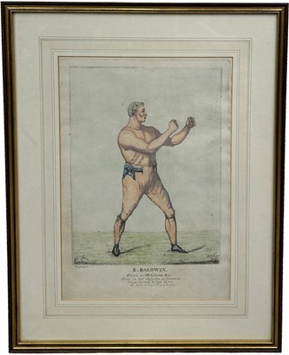 Lot 380 - BOXING / PUGILIST INTEREST: AN EARLY 19TH...