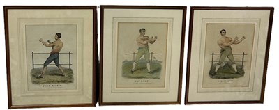 Lot 383 - BOXING / PUGILIST INTEREST: A GROUP OF THREE...