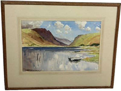 Lot 400 - FRANCIS R FLINT: A WATERCOLOUR PAINTING ON...