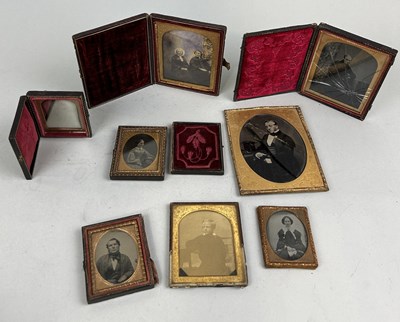 Lot 467 - A COLLECTION OF EIGHT EARLY PHOTOGRAPHS PROBABLY DEPICTING MEMBERS OF THE MUDDLE FAMILY