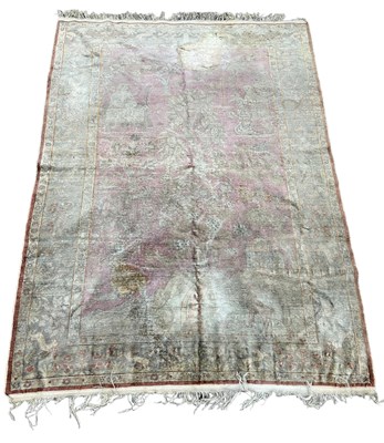 Lot 473 - A FINE CHINESE SILK CARPET,

172cm x 125cm