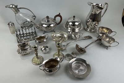 Lot 1258 - A COLLECTION OF SILVER PLATED ITEMS (QTY)