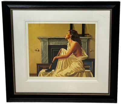 Lot 491 - JACK VETTRIANO (B.1951): A PRINT TITLED 'MODEL...