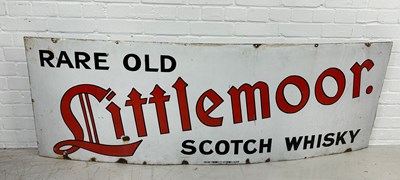 Lot 540 - ENAMEL SIGN: 'RARE OLD LITTLEMOOR SCOTCH...