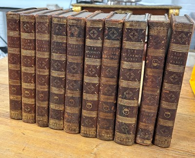 Lot 557 - TEN VOLUMES OF WILLIAM JONES WORKS,

Printed...