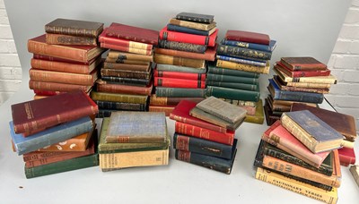 Lot 559 - A MIXED COLLECTION OF LEATHER BOUND AND CLOTH...