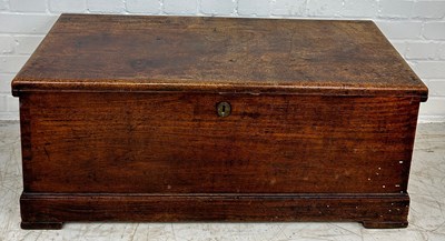 Lot 567 - AN 18TH OR 19TH CENTURY WOODEN TRAVELLING...