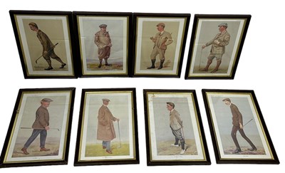 Lot 591 - A SET OF EIGHT VANITY FAIR 'SPY' PRINTS,...