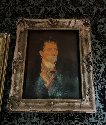 Lot 40 - AFTER SIR THOMAS LAWRENCE: AN OIL PAINTING ON...