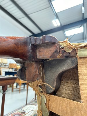 Lot 114 - A PAIR OF GAINSBOROUGH OPEN ARMCHAIRS POSSIBLY...