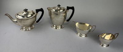 Lot 140 - A SILVER TEA SERVICE BY JAMES DEAKIN AND SONS...