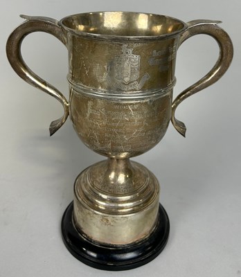 Lot 154 - 'THE LADY BUSK CHALLENGE CUP': A SILVER TROPHY...