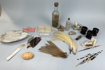 Lot 475 - A COLLECTION OF CURIOSITIES COLLECTED BY CAPTAIN JAMES MUDDLE