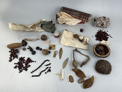 Lot 476 - A COLLECTION OF NATURAL CURIOSITIES COLLECTED BY CAPTAIN JAMES MUDDLE