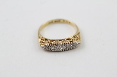 Lot 285 - AN 18CT GOLD VINTAGE SINGLE CUT DIAMOND SET...