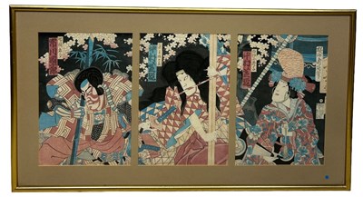 Lot 327 - ATTRIBUTED TO TOYOHARA CHIKANOBU (JAPANESE...